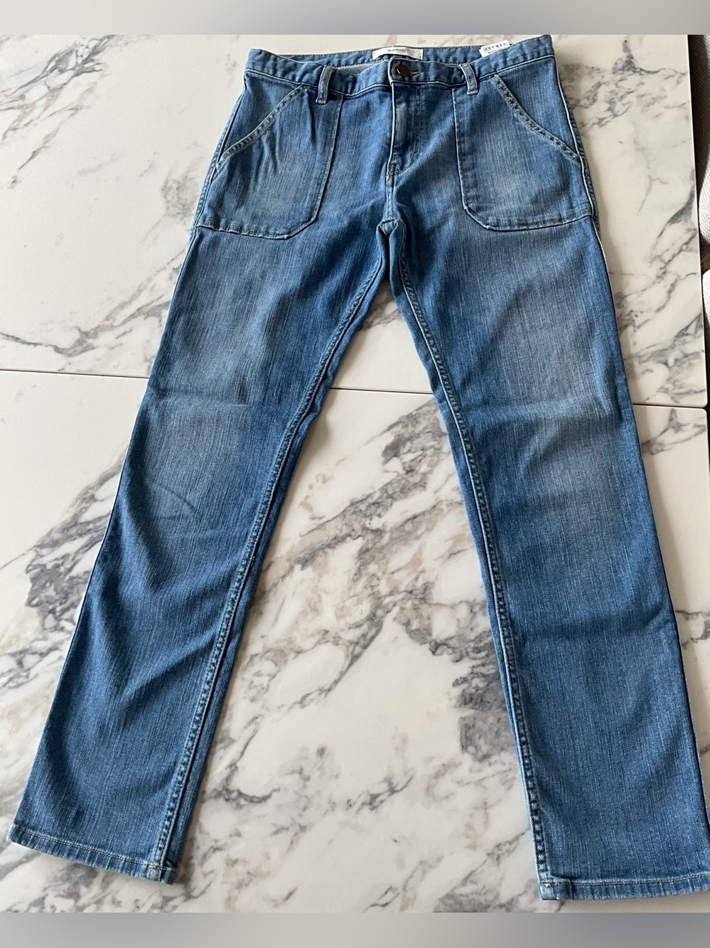 ba&sh Women's Blue Straight Leg Jeans